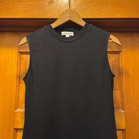 Prologue Black Jersey Knit Sleeveless Midi Dress Women’s Extra Small - Picture 2 of 9